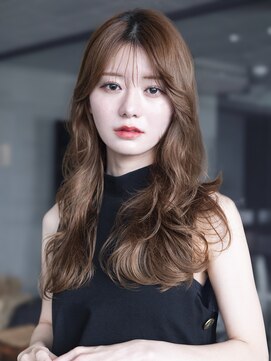 アルバム 池袋(ALBUM) くびれヘア顔周りレイヤー美髪ロング韓国ヘア_F0151