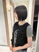 サロウィン 大宮Crest店(SALOWIN)&nbsp;前下がりボブ くすみカラー