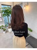 色っぽいミディアムレイヤー