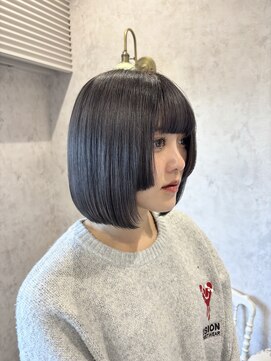 ディーヴァヘアーエズ(DIVA hair Eze) 【yui】ボブ×ダークグレー