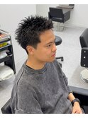 スパイキーショートスパイキーパーマ静岡メンズ