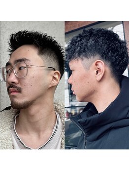 バーバーショップテト(barber shop tete)の写真/ネオクラシックなバーバー ・ ハンサムなメンズカット ・ フェード/シェービング/パーマ