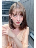 ふんわり質感透明感艶感髪質改善しなやか春カラー