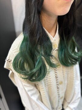 ヴァイス 渋谷店(VAICE) 裾カラー/推しカラー/グリーン