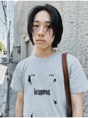 =ニュートラルヘア/メンズボブ／MEN’S HAIR/ブルーブラック