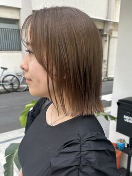 スミス 上野(smith) ベージュブリーチカラー透明感カラー