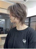 MEN’S HAIR/バレイヤージュ/刈り上げセンターパート/栄久屋大通
