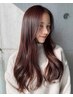 高発色ケアカラー＋カット＋3stepトリートメント 　（ヘアカラー）