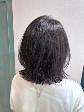 ヘアサロン ナノ(hair salon nano) 外ハネボブ/くびれボブ/透明感カラー/白髪ぼかし/30代/40代/50代