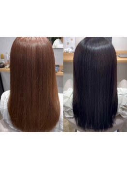 《メテオカラー》導入◎白髪も濁らず、透明感のある柔らかな色味でしっかりカバー♪