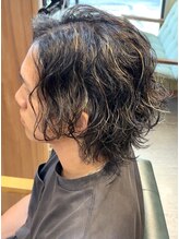 ココ テラス(coco-terrasse) ウルフベース×縦落ちスパイラル×ハイライト