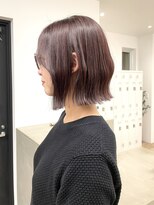 セイドット フクオカ(Say.FUKUOKA) 【Say.福岡】切りっぱなしボブ/ラベンダーピンク/大人可愛い