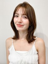 レア 表参道(L'ea)&nbsp;・オリーブグレー/クラゲヘアー/ココアベージュ/小顔カット/黒髪