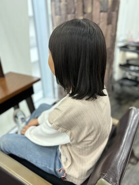 ロータス 川崎(LOTUS KAWASAKI) キッズカット　切りっぱなしボブ