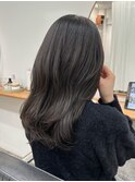 立川ロングレイヤーくびれ巻き/艶カラー