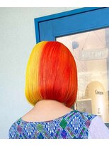 ヘアーメイク コラソン(hair make corazon)&nbsp;似合わせカットメルティカラー着物フェミニンロング