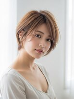 フープ 川越(hoop)&nbsp;フワッとショートショート/ボブ/白髪染め/白髪ぼかし/川越