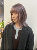 ニュアンスハイトーン×くすみパープル