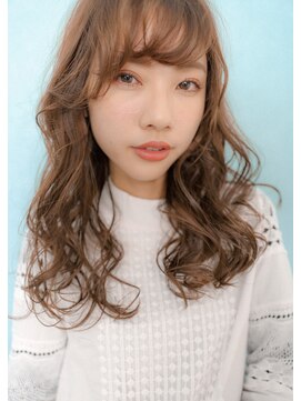 テューアヘアガーデン 豊川店(tua hair garden) 柔らかウェーブのセクシー＋キューとな大人ロングスタイル