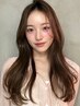 【艶×透明感】美髪カット+イルミナカラー+髪質改善トリートメント[顔周り]