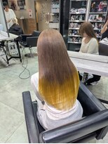 トーキョー オタクヘアー(TOKYO OTAKU HAIR) すとぷり るぅとくん/グラデーション/黄色/ミルクティベージュ
