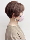 【morio松戸 石山】大人くびれショート前下がりショート前髪あり