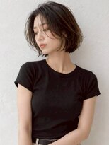 ミロアヴィタ 平尾(miroa vita)&nbsp;ダークブラウン 顔周りカット ボブ レイヤー 髪質改善