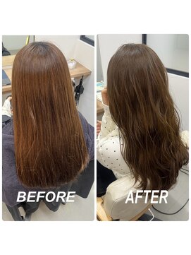ヘアーアートシフォン 池袋西口店(Hair art chiffon) ダークパープル/ナチュラルショート/白髪ぼかし/縮毛矯正/池袋
