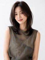 ミロア 薬院(miroa) レイヤーカット ダークアッシュ 髪質改善 透明感カラー