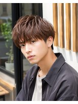 MEN's Baguz MEN'Sカット/ MEN'Sパーマ/ MEN'Sカラー 韓国風マッシュニュアンスパーマ束感メンズトレンドヘア