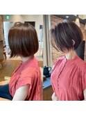 30代40代50代 大人ショート 丸みショート 前下がり 銀座