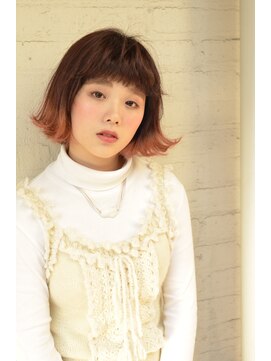 コイ(coii) ☆切りっぱなしボブのグラデーションカラー☆【coii】