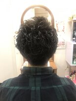 ヘアーアンドネイル ピーファイブ(hair&nail P five)&nbsp;メンズパーマ×刈り上げマッシュスタイル