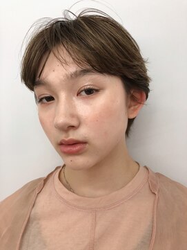 アスター(astar) 【Astar】ハンサムショート ベージュカラー