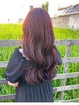 マノハル(MANOHARU)&nbsp;【わだロング】暗い色からブリーチなしのモーブカシスブラウン