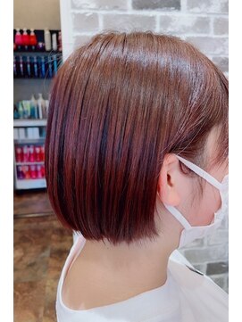 シェイプスヘアデザイン 上三川店(Shape's hair design) アプリコットオレンジ