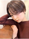 横顔を綺麗にマッシュショートセンターパートkchiara川野直人