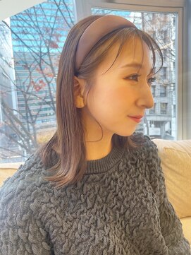 ガレリアエレガンテ 栄店(GALLARIA Elegante) ［GALLARIA小山］シースルーバングスタイル