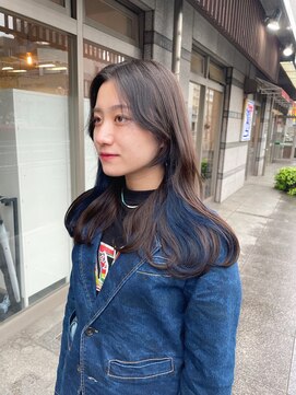 ミニム ヘアー(minim hair) 【minim×高橋】インナーネイビーブルー