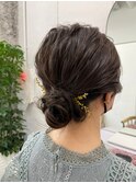 《花屋併設》ローシニョン/チョコブラウン/ニュアンスカラー30代