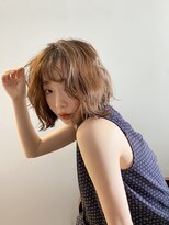 フラミューム 小田原(flammeum) シースルー前髪×後れ毛こなれ感ボブ