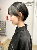 NUDE 暗髪  透明感 20代30代40代くびれショート大人ショートボブ