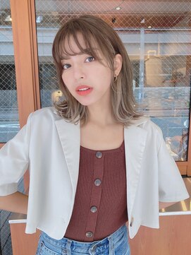 ルービック 奈良(Rubik's) セクションカラー/イヤリングカラー/外ハネボブ