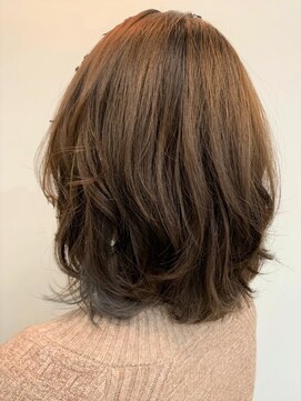 ヘアブランコブランコ 横浜(hair blanco_blanco) 似合わせカット/くびれヘア/デザインカラー/艶ボルドー[横浜駅]