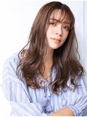 大人可愛い小顔美髪ツヤ髪く大人ガーリーショコラアッシュA1