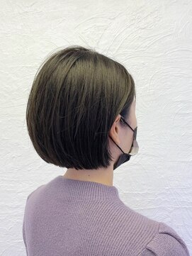 ユイット 本八幡店(Uit) 丸いシルエットが可愛いアゴボブスタイル！