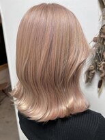 ヘアーデザインサロン スワッグ(Hair design salon SWAG) pink beige