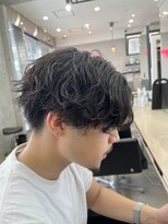 アジールヘア 赤羽駅南口店(agir hair) 韓国メンズセンターパートスパイラルパーマ赤羽