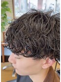 波巻きパーマ