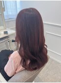 ブリーチなしピンクカラー＊新井
